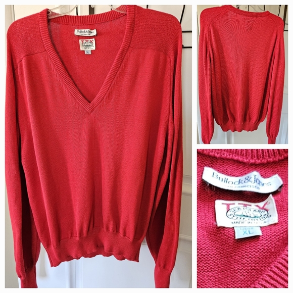 Bullock & Jones Other - Bullock & Jones Men's Red Sweater (XL)